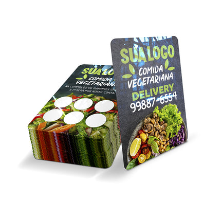Cartões Fidelidade  Plástico Compacto 75G