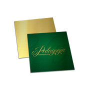 Convites Básico Gold Master 300G Sem Laminação E Sem Verniz