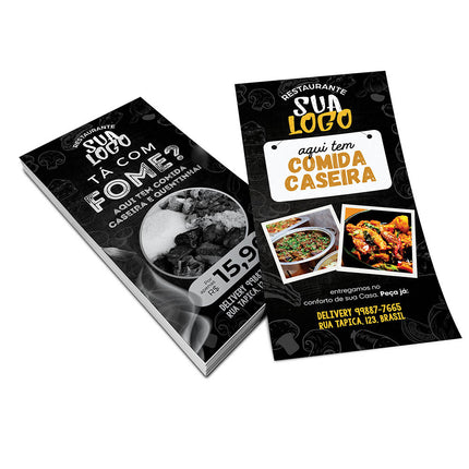 Panfletos, Flyers E Folhetos Couchê 115G Sem Verniz