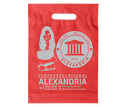 Sacolas   Plásticas Boca Vazada 250X350Mm 1X0 - Vermelho