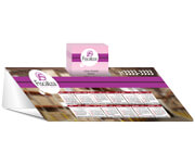 Calendários E Folhinhas 2025 Calendário De Mesa Porta Cartões Simples Couchê 250G  Verniz Uv Total Frente  4X0