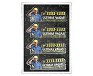 Adesivos Folha 330X480Mm Sem Corte Lam Holográfica