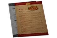 Cardápios Descartáveis Kraft 250G 300X420Mm