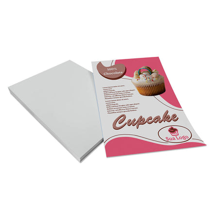 Panfletos, Flyers E Folhetos Couchê 90G Sem Verniz