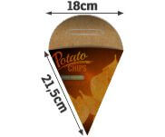 Embalagens Para Delivery Kraft 250G Batata Frita
