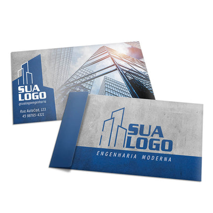 Envelopes Personalizados Ap Sulfite 90G Aba Lateral 230X110Mm  4X0