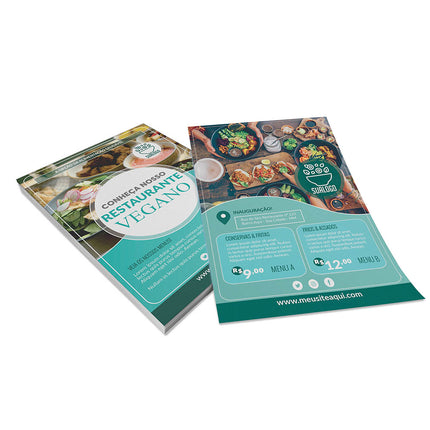 Panfletos, Flyers E Folhetos - Apergaminhado 90G