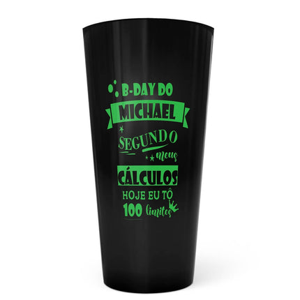 Copos Ecológicos 550Ml  Preto  1X1