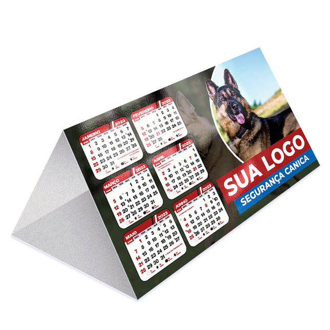 Calendário De Mesa Básico Supremo - Sem Verniz