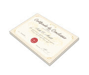 Certificados 300X210Mm Couchê 250G Sem Verniz  4X0