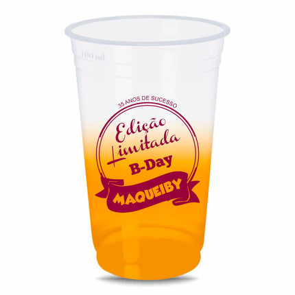Copos Descartáveis  700Ml   Degradê  1X1