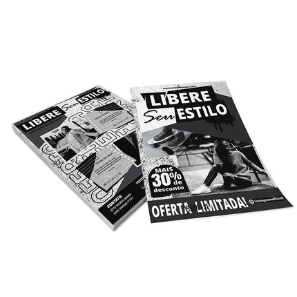 Panfletos, Flyers E Folhetos - Apergaminhado 75G