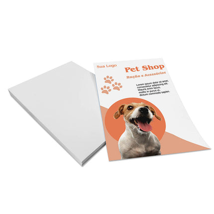 Panfletos, Flyers E Folhetos Couchê 115G Sem Verniz