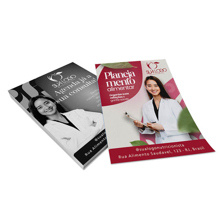 Panfletos, Flyers E Folhetos Couchê 115G Sem Verniz