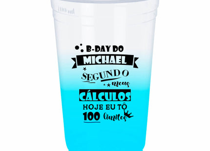 Copos Descartáveis  300Ml   Degradê  1X1