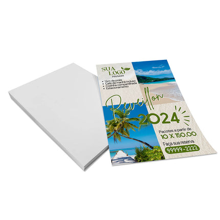 Panfletos, Flyers E Folhetos Couchê 150G Sem Verniz 300X400Mm