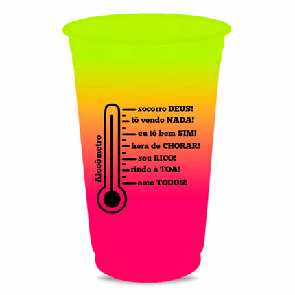 Copos Descartáveis  400Ml   Bicolor  1X1
