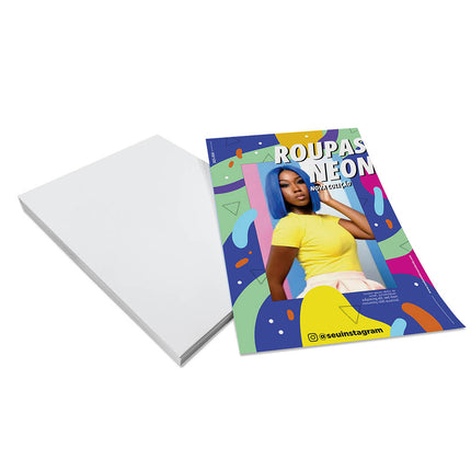 Panfletos, Flyers E Folhetos Couchê 90G Sem Verniz