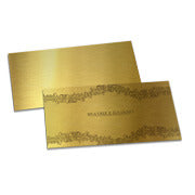 Convites Básico Gold Master 300G Sem Laminação E Sem Verniz