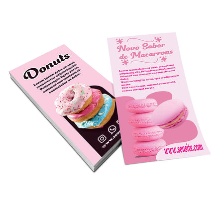 Panfletos, Flyers E Folhetos - Apergaminhado 180G