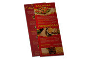 Cardápios Descartáveis Kraft 250G 105X300Mm