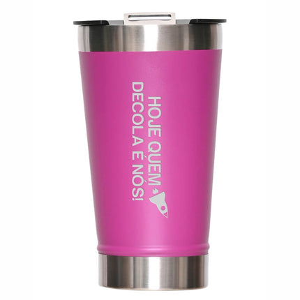 Copos Térmicos Modelo Com Abridor 470Ml