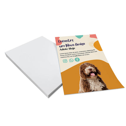 Panfletos, Flyers E Folhetos - Couchê
