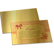 Convite Básico -  Gold Master 300G - 210X150Mm