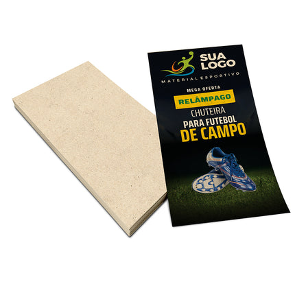 Filipetas Reciclato 90G Sem Verniz 100X210Mm