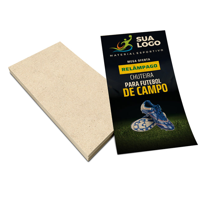 Filipetas Reciclato 90G Sem Verniz 100X210Mm