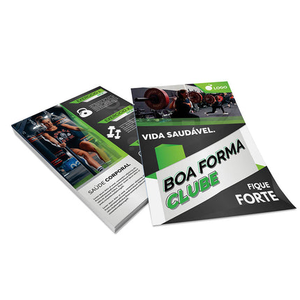 Panfletos, Flyers E Folhetos Couchê 115G Sem Verniz