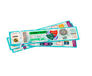 Ingressos De Segurança 150X55Mm