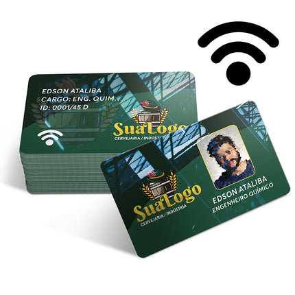 Cartão De Proximidade Pvc Branco