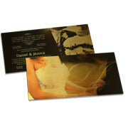 Convites Básico Gold Master 300G Sem Laminação E Sem Verniz