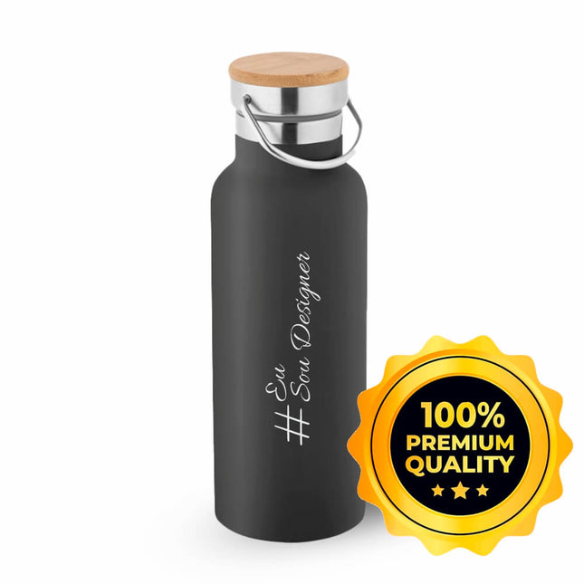 Squeeze De Aço Inox Térmica Modelo  Com Parede Dupla 570Ml - Gift1311