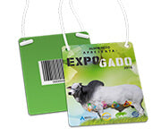Credencial Couche 300G Clip Jacaré 87X120Mm