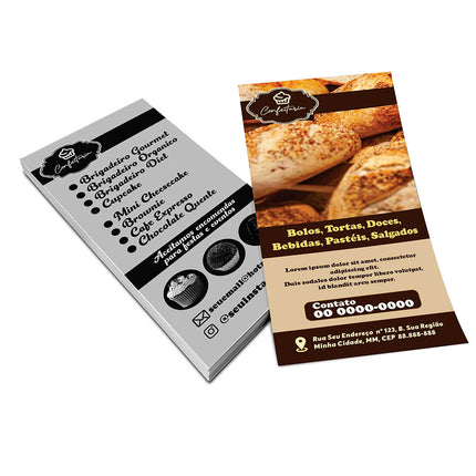 Panfletos, Flyers E Folhetos - Apergaminhado 180G