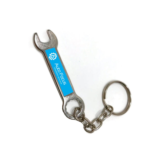 Chaveiro Metal Resinado - Abridor Chave De Boca