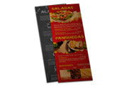 Cardápios Descartáveis Kraft 250G 105X300Mm