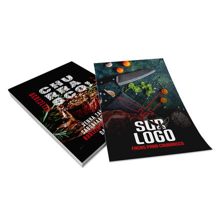 Panfletos, Flyers E Folhetos Couchê 115G Sem Verniz