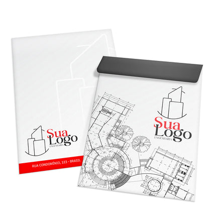 Envelopes Personalizados Ap Sulfite 90G Meio Saco 166X240Mm  4X0