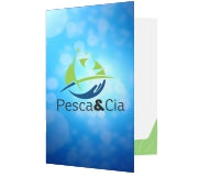 Pastas Couchê 250G  Bolsa Encaixe Verniz Uv Total Frente