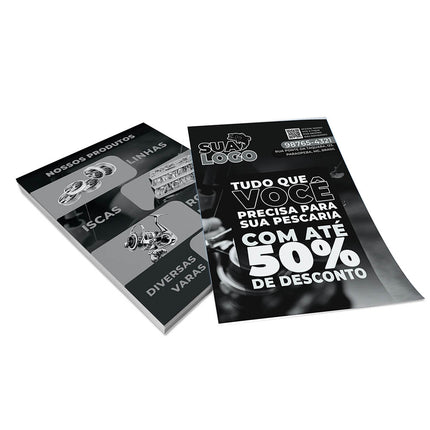 Panfletos, Flyers E Folhetos - Apergaminhado 75G