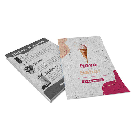 Panfletos, Flyers E Folhetos Reciclato 90G Sem Verniz