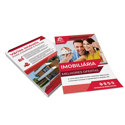 Panfletos, Flyers E Folhetos Couchê 115G Sem Verniz