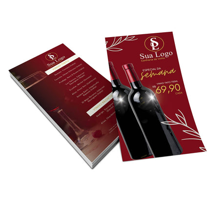 Panfletos, Flyers E Folhetos Couchê 150G Sem Verniz