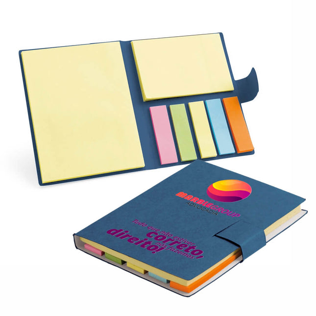 Bloco De Post It Azul 105X80Mm  4X0