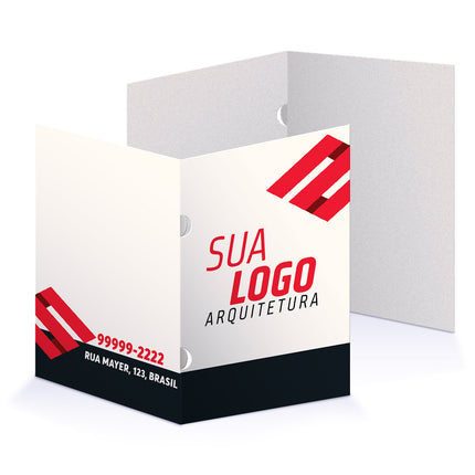 Pastas Supremo 255G Orelha  Lam Fosca Frente 4X0