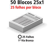 Blocos E Talões  25 Folhas  Ap 56G 25X1