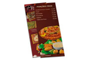 Cardápios Descartáveis Reciclato 250G 105X300Mm